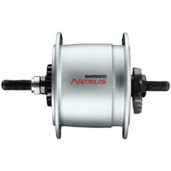 Shimano Nexus DH-6000-3R-NT Hub Dynamo - Roller Brake - 9x100mm Nut Type - Silver