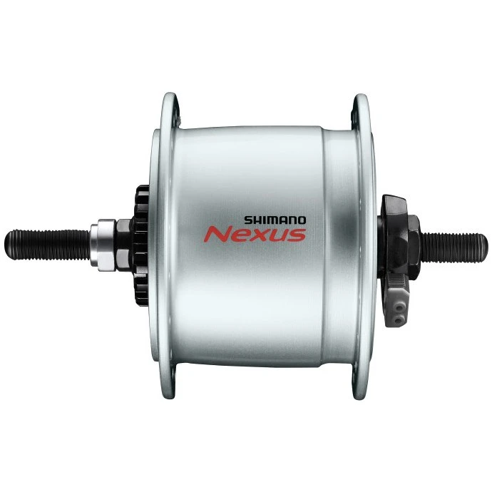 Shimano Nexus DH-6000-3R-NT Hub Dynamo - Roller Brake - 9x100mm Nut Type - Silver 1 Shimano Nexus DH-6000-3R-NT Hub Dynamo - Roller Brake - 9x100mm Nut Type - Silver