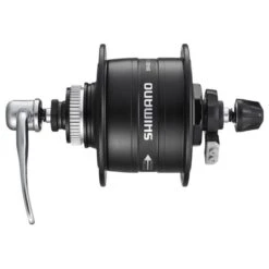Shimano DH-3D37-QR Hub Dynamo - Centerlock - 9x100mm QR - Black