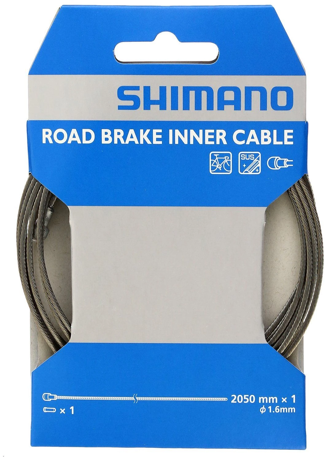 Rem Binnenkabel Shimano Race RVS 2050mm 1 Rem Binnenkabel Shimano Race RVS 2050mm