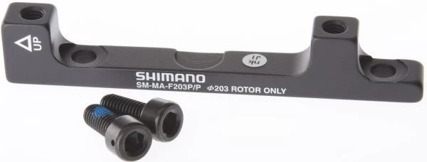 Schijfremadapter Shimano Van PM Remklauw Naar PM Vork / Frame 1 Schijfremadapter Shimano Van PM Remklauw Naar PM Vork / Frame