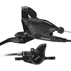 Hydraulische Remset 8 Speed Shimano ST-EF505 / MT200 Achter - Zwart