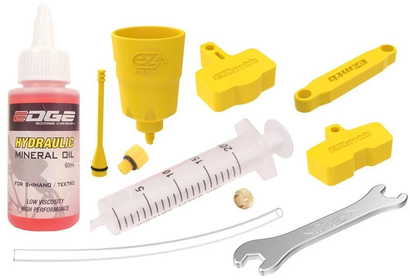 Ontluchtingsset Edge Shimano Met M7 Adapter - Incl. Olie 1 Ontluchtingsset Edge Shimano Met M7 Adapter - Incl. Olie