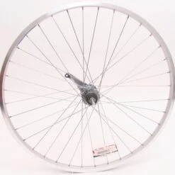 Achterwiel 26" ATB Aluminium Shimano Remnaaf - Zilver