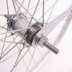 Achterwiel 26" ATB Aluminium Shimano Remnaaf - Zilver -Elvedes shop 817400 3 scaled