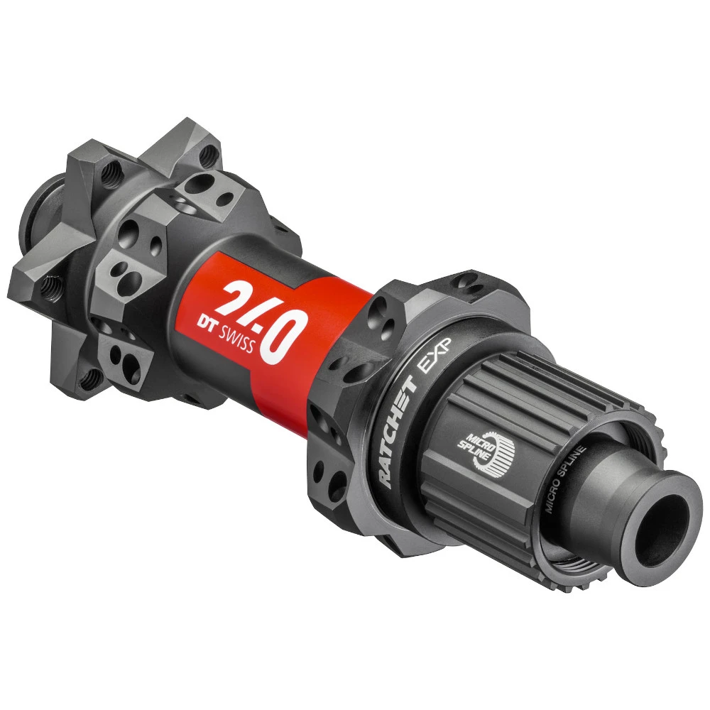 Dt-swiss DT Swiss 240 Straightpull Rear Hub - 6-Bolt - 12x148mm Boost - Shimano Microspline 1 Dt-swiss DT Swiss 240 Straightpull Rear Hub - 6-Bolt - 12x148mm Boost - Shimano Microspline
