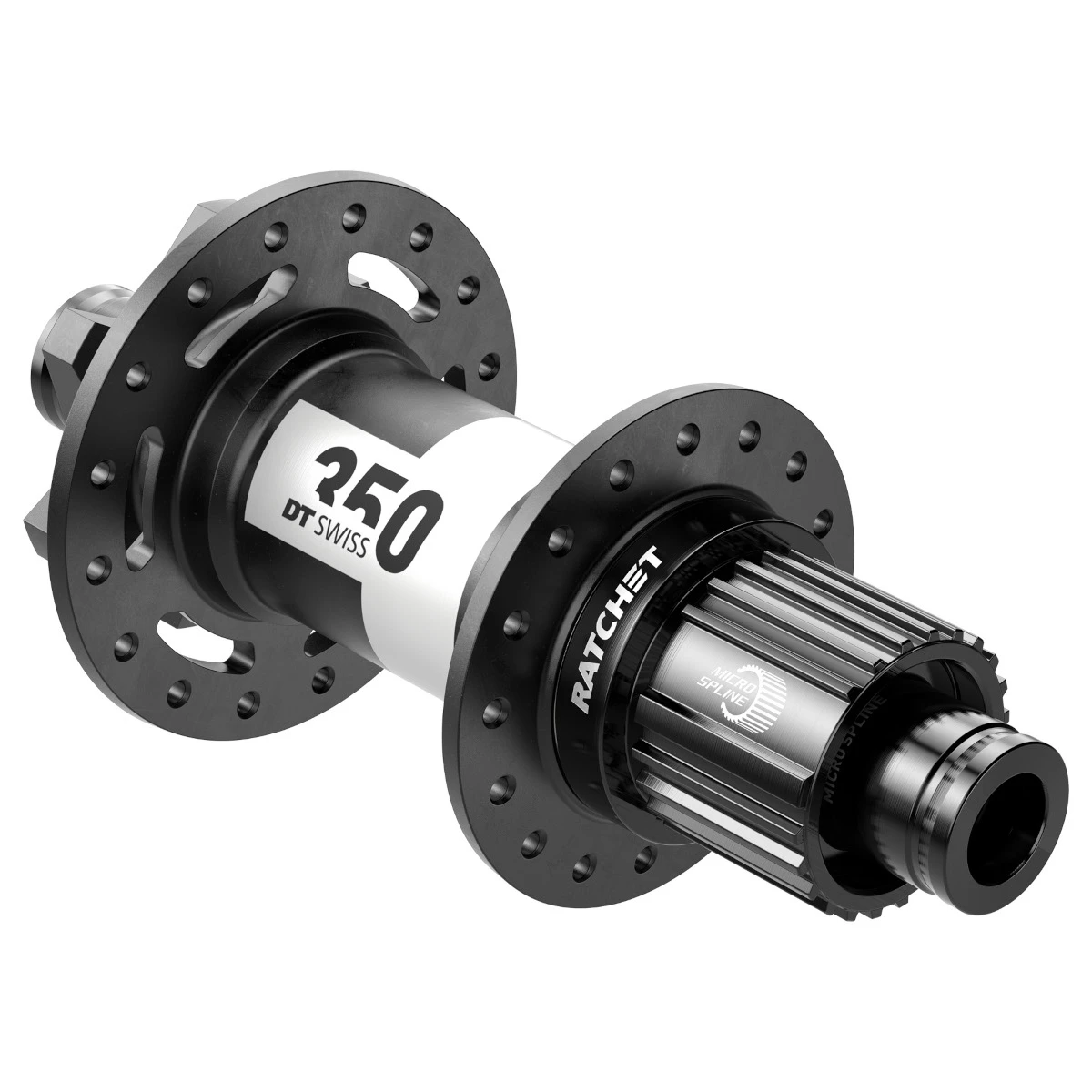 Dt-swiss DT Swiss 350 Classic Rear Hub - 6-Bolt - 12x157mm Boost+ - Shimano Micro Spline 1 Dt-swiss DT Swiss 350 Classic Rear Hub - 6-Bolt - 12x157mm Boost+ - Shimano Micro Spline