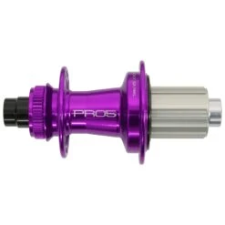 Hope Pro 5 Achterwielnaaf - Centerlock - 12x142mm | Shimano HG - Paars