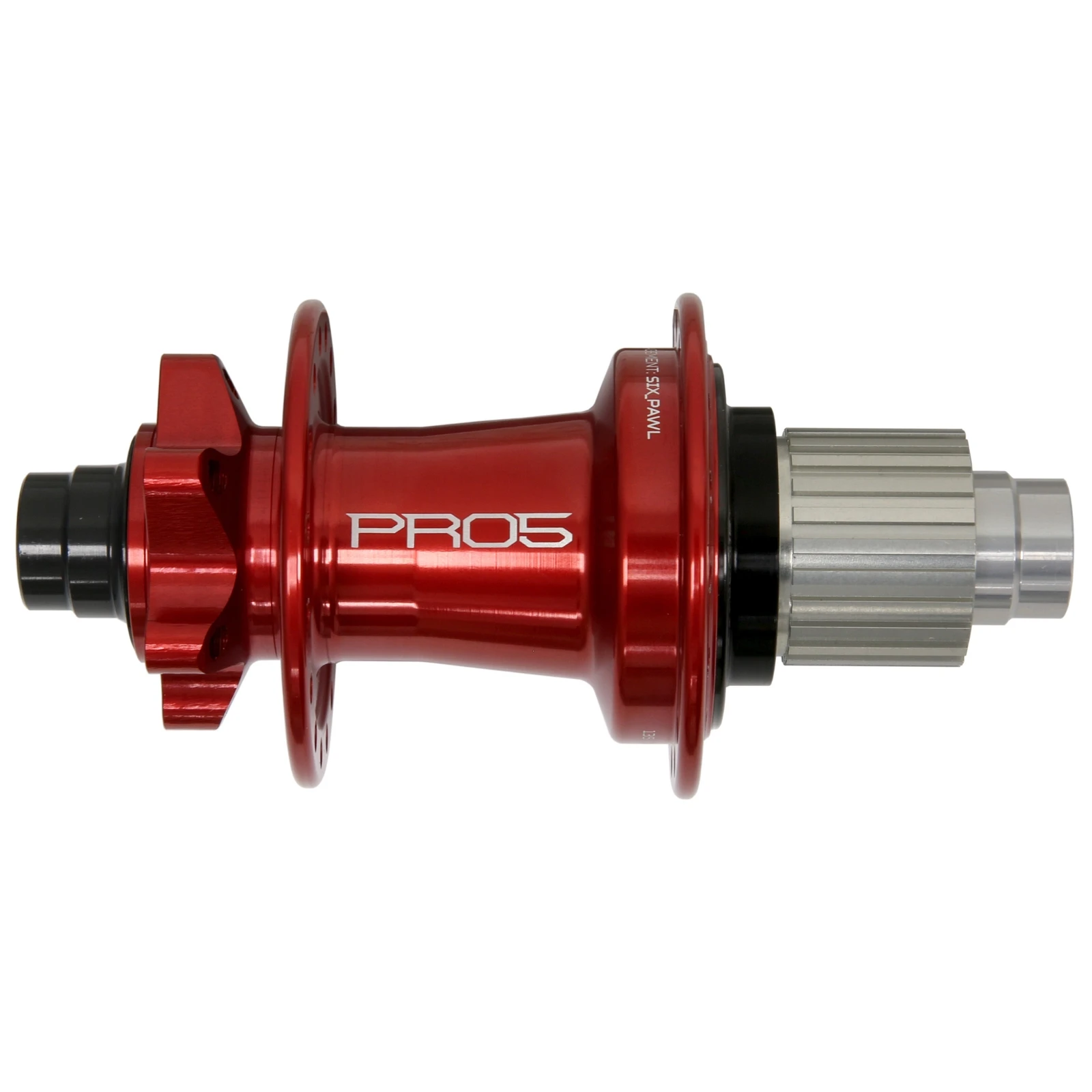 Hope Pro 5 Achterwielnaaf - 6-Bolt - 12x142mm | Shimano Micro Spline - Rood 1 Hope Pro 5 Achterwielnaaf - 6-Bolt - 12x142mm | Shimano Micro Spline - Rood
