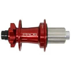 Hope Pro 5 Achterwielnaaf - 6-Bolt - 12x142mm | Shimano HG (Staal) - Rood