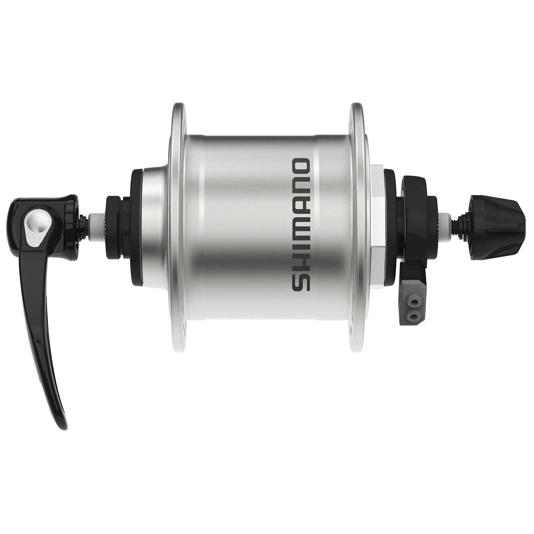 Shimano Alivio DH-T4000-1N Hub Dynamo - Rim Brake - QR 9x100mm - Silver 1 Shimano Alivio DH-T4000-1N Hub Dynamo - Rim Brake - QR 9x100mm - Silver