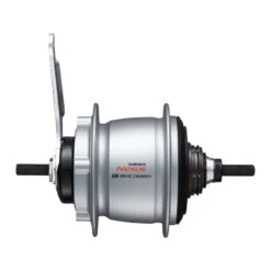 Shimano Nexus STePS SG-C7002-5CD Internal Gear Hub For E-Bike - Coaster Brake / 5-Bolt - 135mm Nut Type - 5-speed - 36 Spoke Holes - Silver