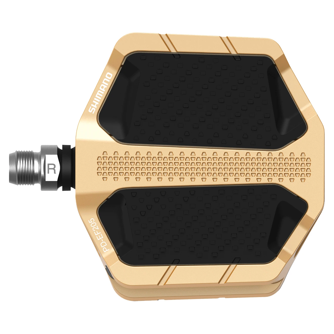 Shimano PD-EF205 Flat Pedal - Gold 2 Shimano PD-EF205 Flat Pedal - Gold - Afbeelding 2