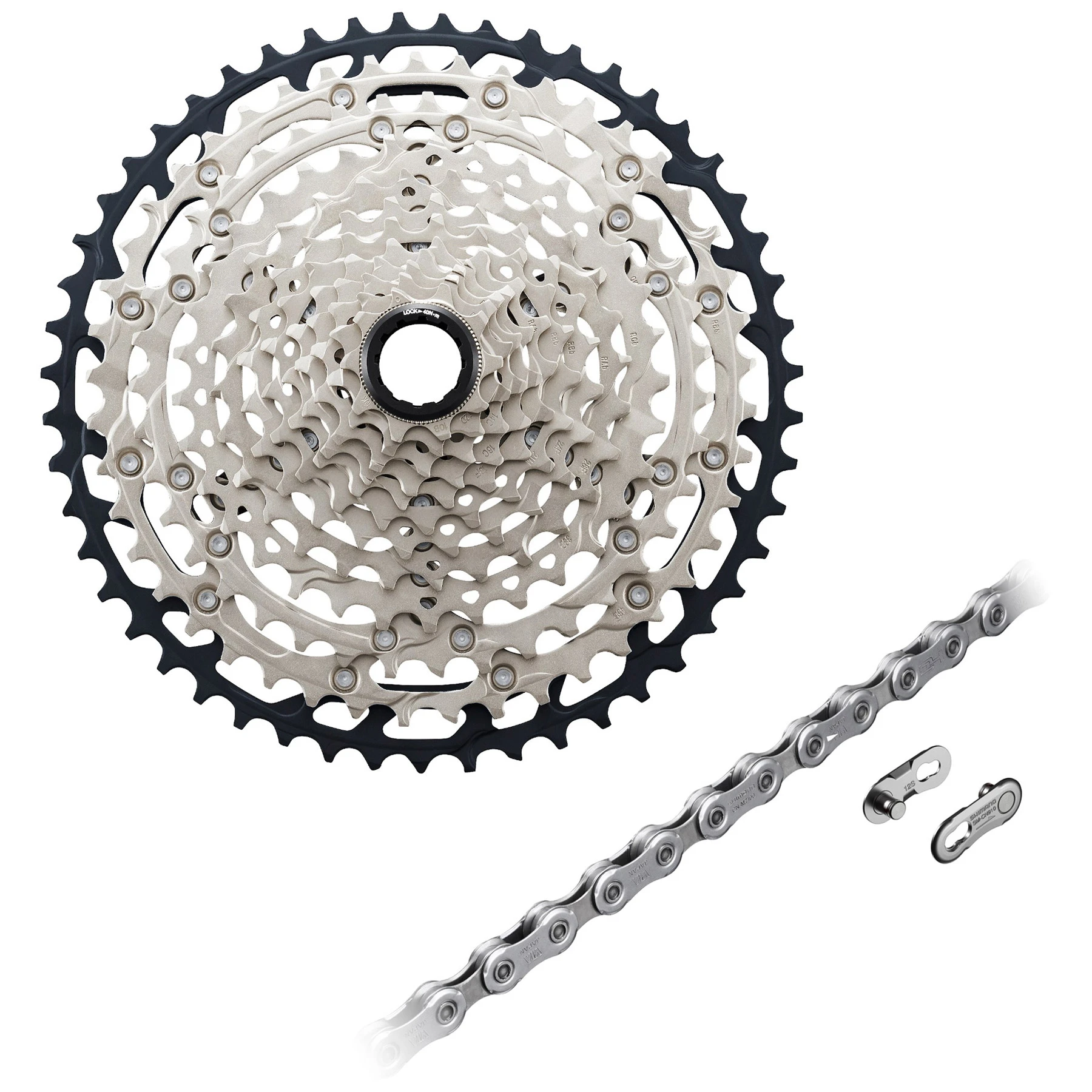 Shimano SLX 12-speed Wear & Tear Set - CS-M7100 Cassette + CN-M7100 Chain 1 Shimano SLX 12-speed Wear & Tear Set - CS-M7100 Cassette + CN-M7100 Chain