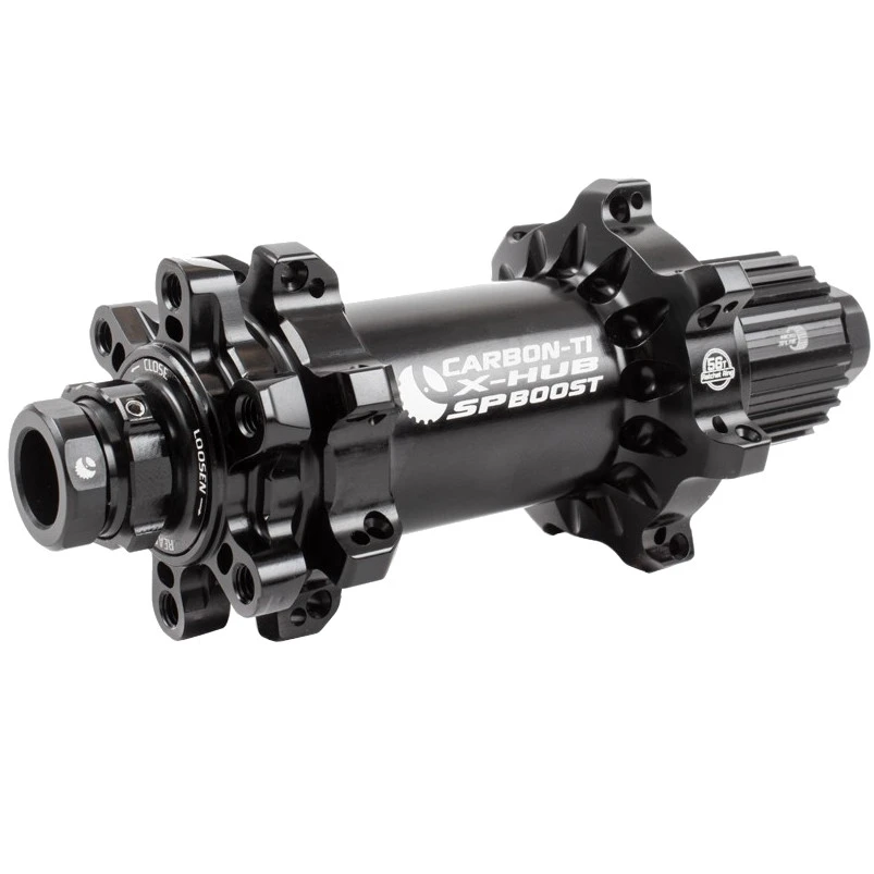 Carbon-Ti X-Hub SP Boost Disc - Rear Hub - 6-Bolt - 12x148mm Boost - 32 Hole - Shimano MicroSpline 3 Carbon-Ti X-Hub SP Boost Disc - Rear Hub - 6-Bolt - 12x148mm Boost - 32 Hole - Shimano MicroSpline - Afbeelding 3